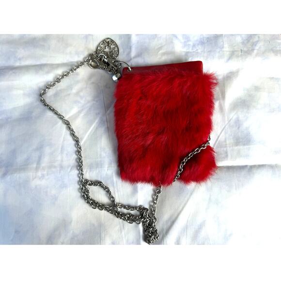 Authentic Rabbit Fur Mini Crossbody - Picture 2 of 4